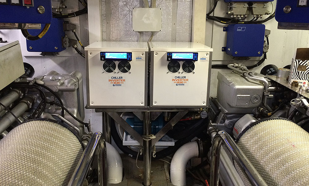 Installation climatisation marine